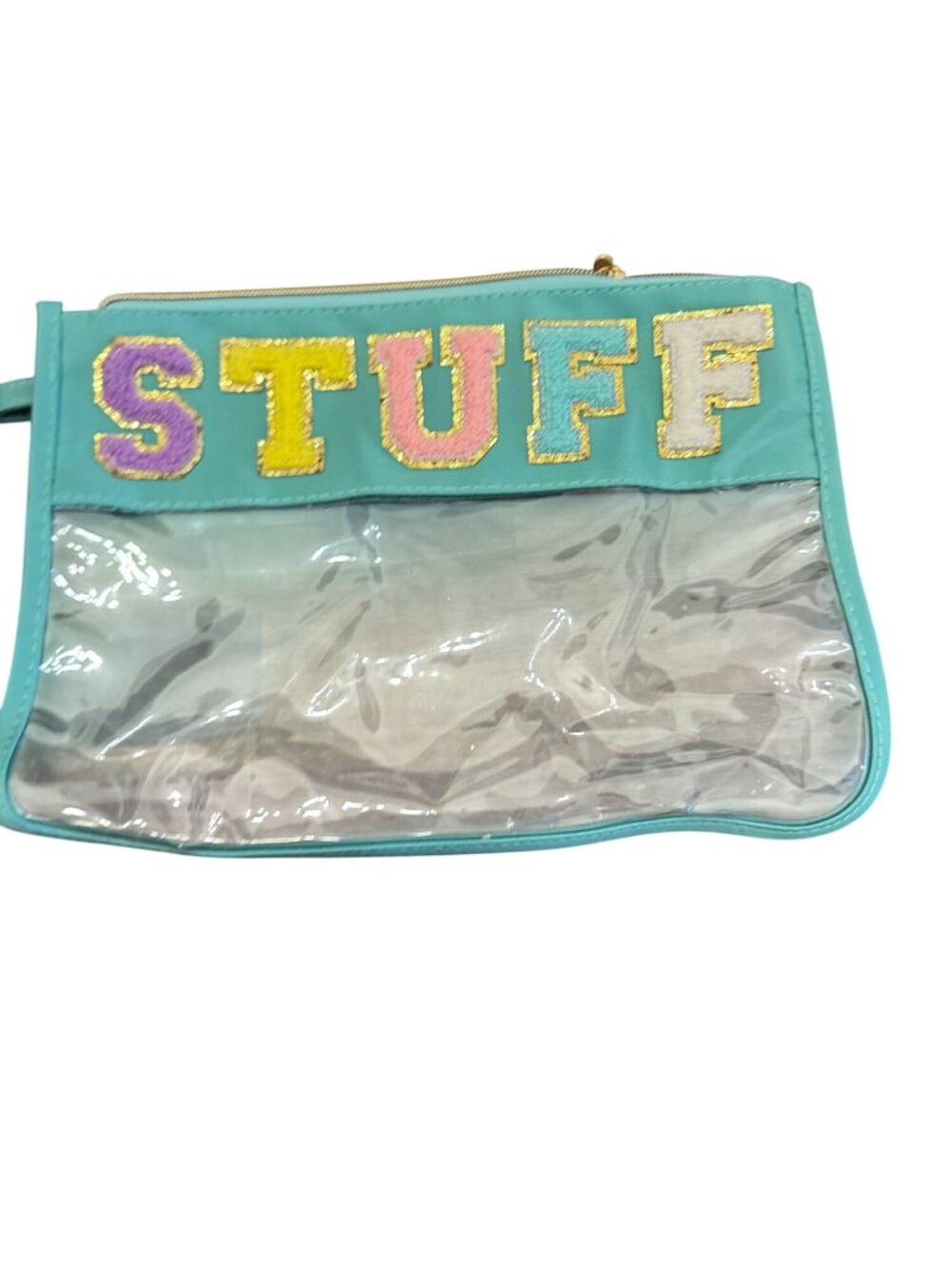 NWOT "stuff" wristlet bag
